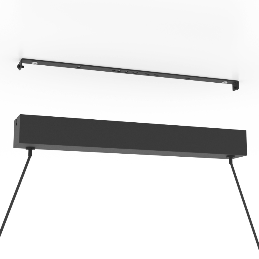 Eglo - LED Zatemnitveni lestenec na vrvici LED/20W/230V 3000K črna