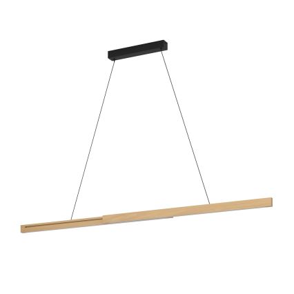 Eglo - LED Zatemnitveni lestenec na vrvici LED/21W/230V 3000K rjava