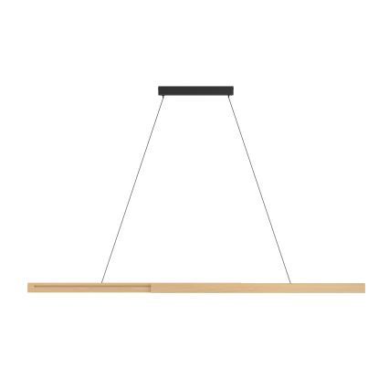 Eglo - LED Zatemnitveni lestenec na vrvici LED/21W/230V 3000K rjava