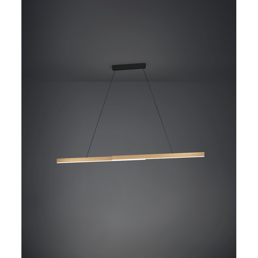 Eglo - LED Zatemnitveni lestenec na vrvici LED/21W/230V 3000K rjava