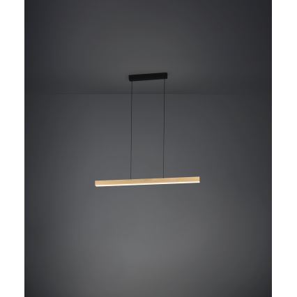 Eglo - LED Zatemnitveni lestenec na vrvici LED/21W/230V 3000K rjava