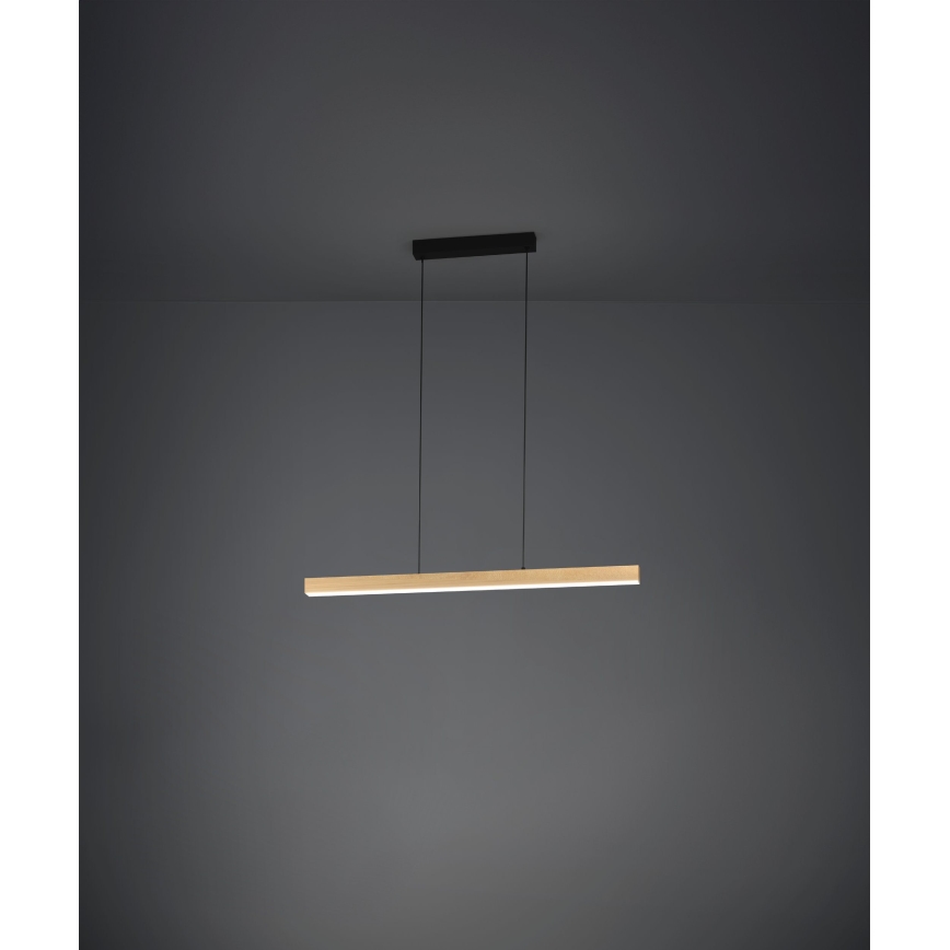 Eglo - LED Zatemnitveni lestenec na vrvici LED/21W/230V 3000K rjava