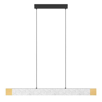 Eglo - LED Zatemnitveni lestenec na vrvici LED/22,2W/230V 3000K rjava/siva