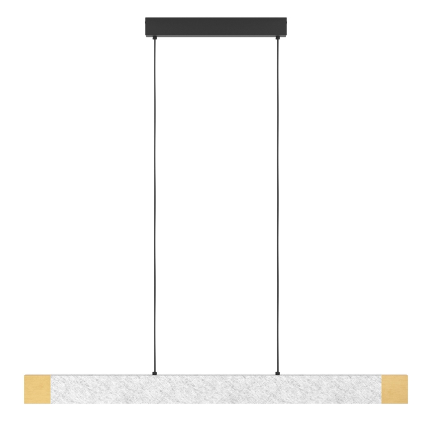 Eglo - LED Zatemnitveni lestenec na vrvici LED/22,2W/230V 3000K rjava/siva