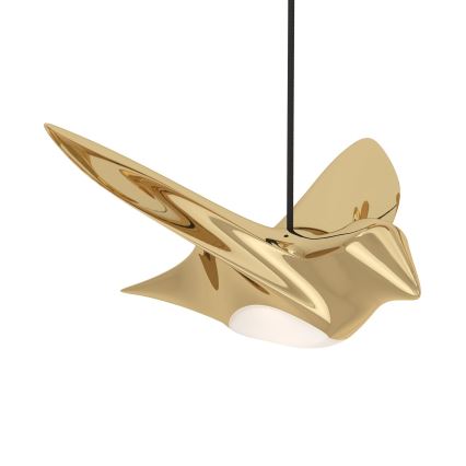 Eglo - LED Zatemnitveni lestenec na vrvici 17xLED/3W/230V 3000K zlata