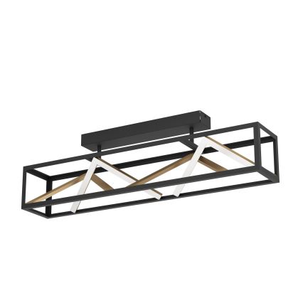 Eglo - LED Zatemnitveni nadgradni lestenec LED/45W/230V 2700-6500K črna/zlata + Daljinski upravljalnik