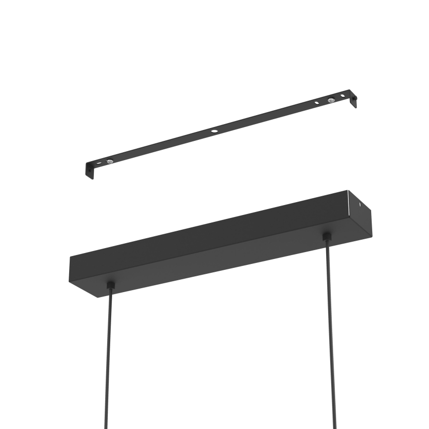 Eglo - LED Zatemnitveni lestenec na vrvici LED/46W/230V 2700-6500K črna/zlata + Daljinski upravljalnik