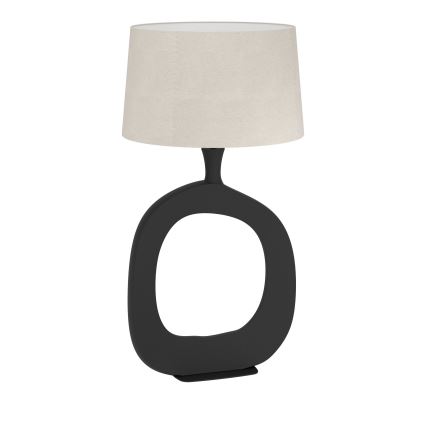 Eglo - Namizna svetilka 1xE27/60W/230V 88 cm črna/krem barva