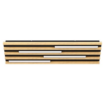 Eglo - LED Zatemnitvena stropna svetilka 4xLED/9W/230V 3000K 22x78 cm rjava