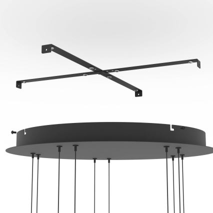 Eglo - LED zatemnljiv lestenec na kablu 5xLED/5,8W/230V črna/dimna