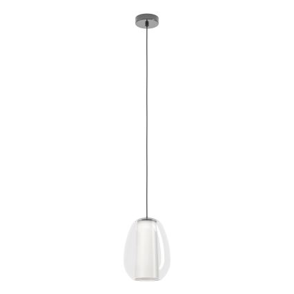Eglo - LED viseča svetilka na kablu s funkcijo zatemnjevanja LED/7W/230V + LED/1,6W 2200-6500K črni krom