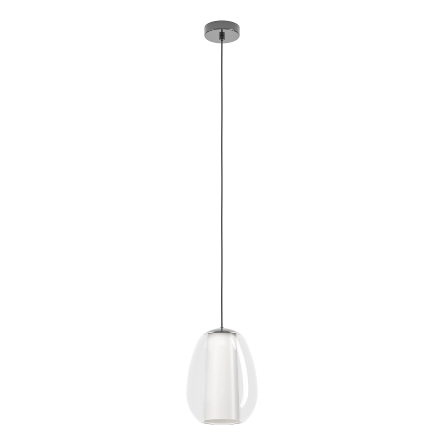 Eglo - LED viseča svetilka na kablu s funkcijo zatemnjevanja LED/7W/230V + LED/1,6W 2200-6500K črni krom