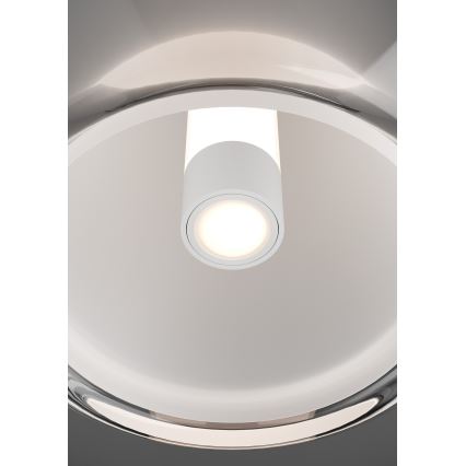 Eglo - LED viseča svetilka na kablu s funkcijo zatemnjevanja LED/7W/230V + LED/1,6W 2200-6500K črni krom