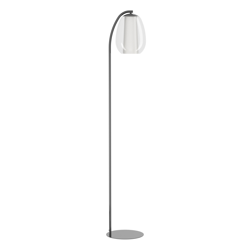 Eglo - LED zatemnljiva stoječa svetilka LED/7W/230V + LED/1,6W 2200-6500K črni krom