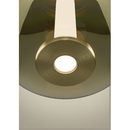 Eglo - LED zatemnjevalna viseča svetilka na kablu LED/5,5W/230V + LED/1,6W 2200-6500K premer 21 cm zlata