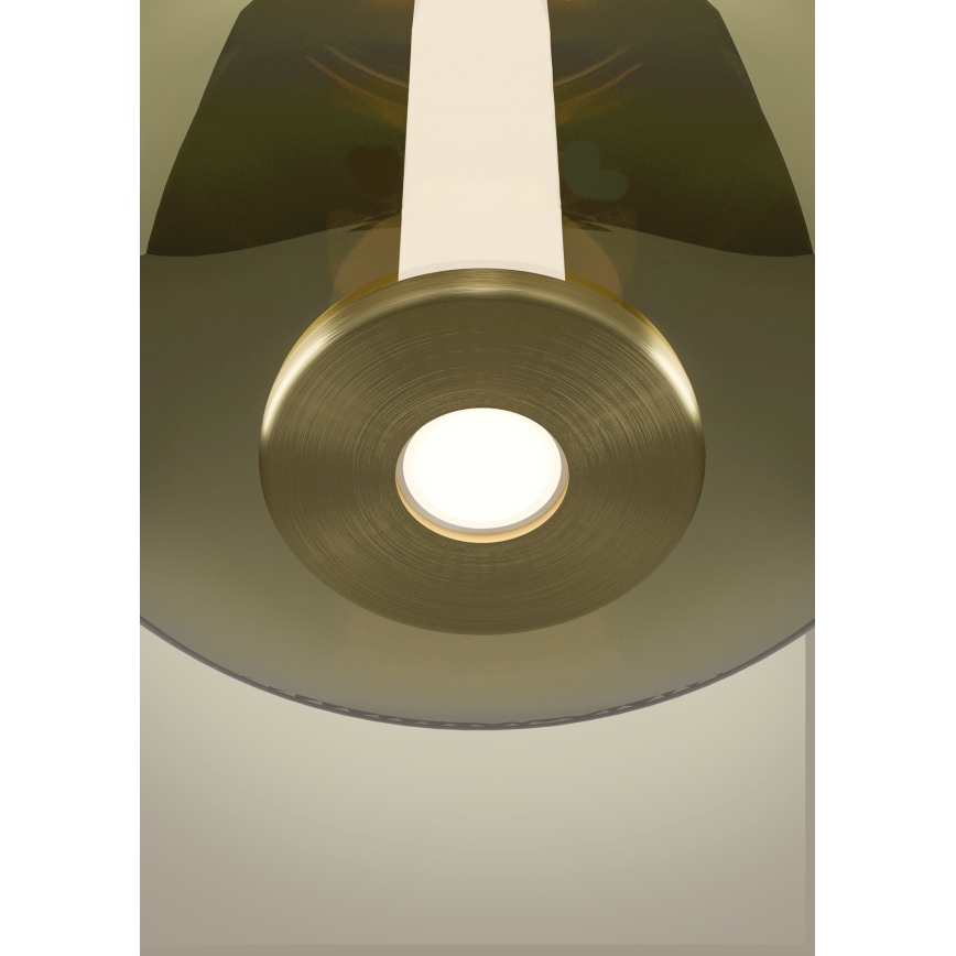 Eglo - LED zatemnjevalna viseča svetilka na kablu LED/5,5W/230V + LED/1,6W 2200-6500K premer 21 cm zlata
