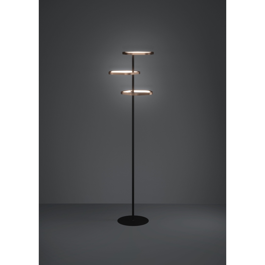 Eglo - zatemnjevalna stoječa LED svetilka LED/20W/230V medenina