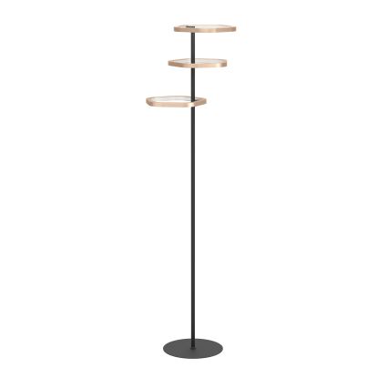 Eglo - Zatemnljiva talna LED svetilka LED/20W/230V 2200-6500K medenina