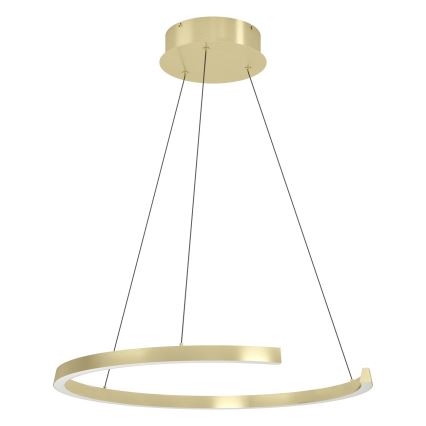 Eglo - LED lestenec na kablu z zatemnitveno funkcijo LED/24,8W/230V 2200-6500K v zlati barvi + daljinski upravljalnik