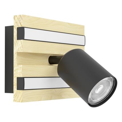 Eglo - LED stensko točkovno svetilo LED/2,2W/230V + 2xLED/1,2W + 2xLED/2W bež/črna