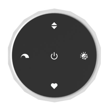 Eglo - zatemnljivo stropno svetilo LED/40W/230V 2200-6500K premer 83 cm belo + daljinski upravljalnik