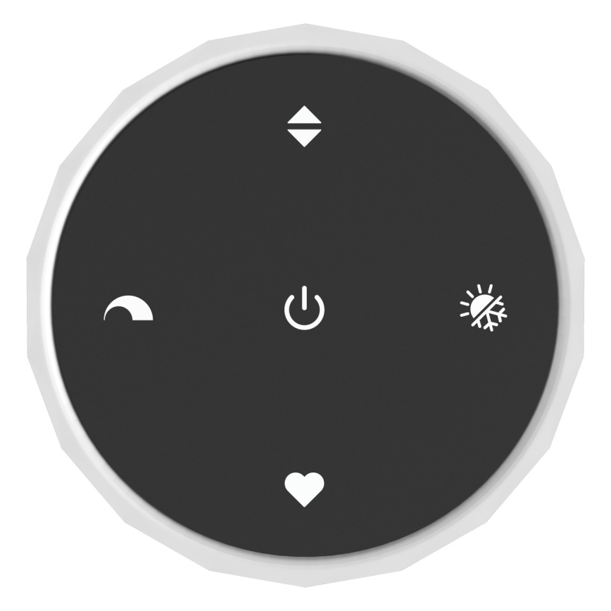 Eglo - LED zatemljiv lestenec na tankem kablu LED/24,8W/230V 2200-6500K črna + daljinski upravljalnik