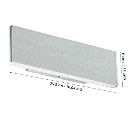 Eglo - LED Stenska svetilka 2xLED/5,4W/230V