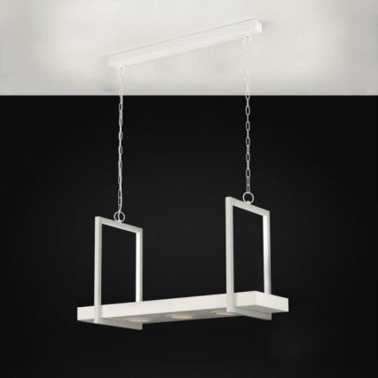 Eglo - LED RGB Zatemnitveni lestenec na verigi 3xLED/6W/230V + DU