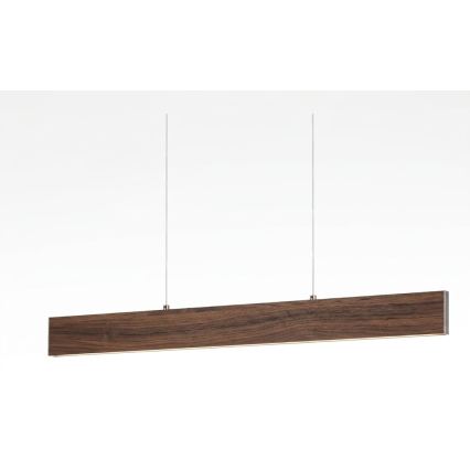 Eglo - LED lestenec na jekleni vrvici LED/17W/230V + LED/4,2W oreh