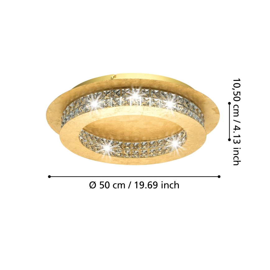 Eglo - LED Zatemnitvena stropna svetilka LED/31,5W/230V
