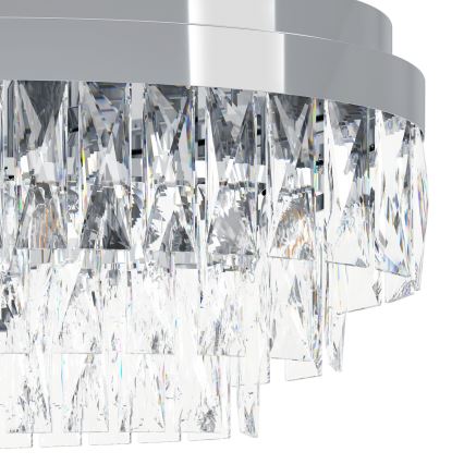 Eglo - Lestenec na verigi 10xE14/40W/230V krom