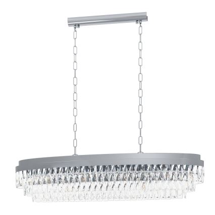 Eglo - Lestenec na verigi 13xE14/40W/230V krom