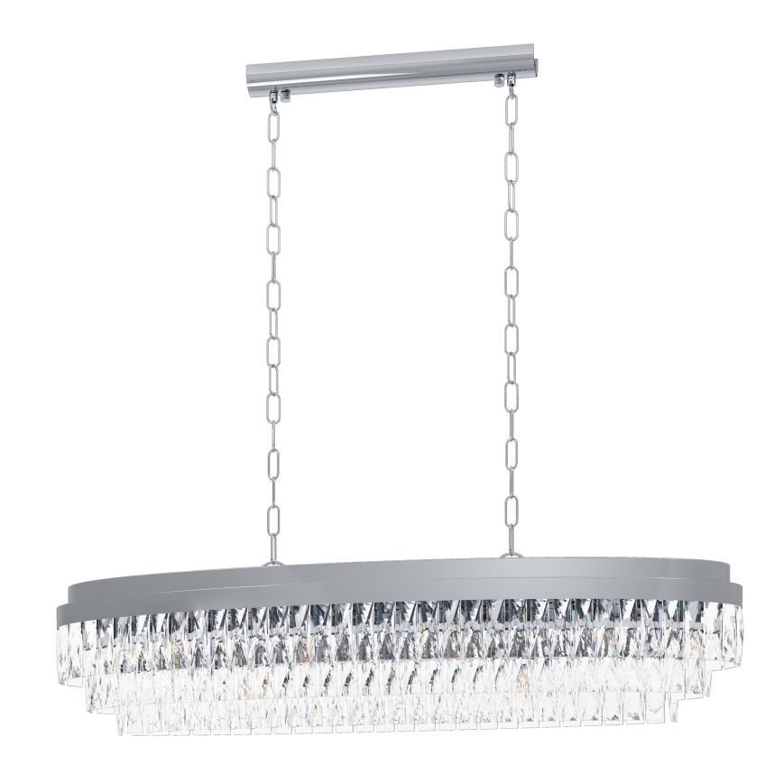 Eglo - Lestenec na verigi 13xE14/40W/230V krom