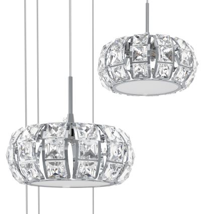 Eglo - LED Zatemnitveni lestenec na vrvici 17xLED/4,5W/230V