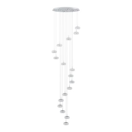 Eglo - LED Zatemnitveni lestenec na vrvici 17xLED/4,5W/230V