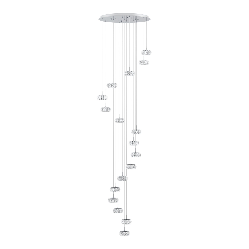Eglo - LED Zatemnitveni lestenec na vrvici 17xLED/4,5W/230V