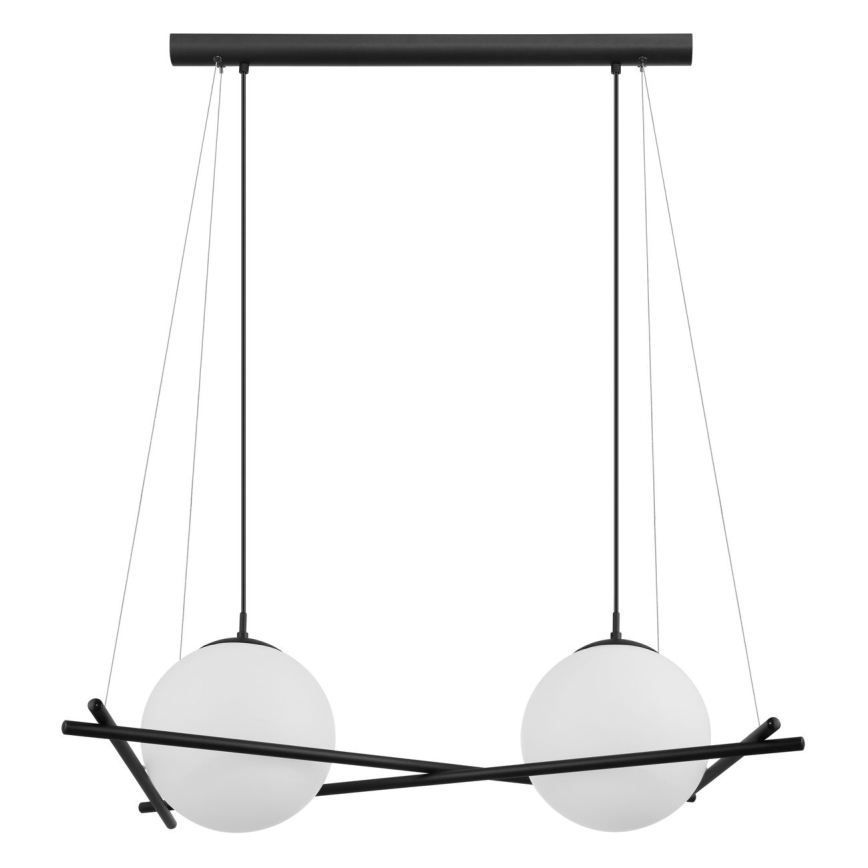 Eglo 39592 - Viseči lestenec na kablu SALVEZINAS 2xE27/25W/230V