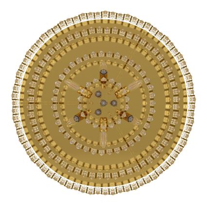 Eglo - Stropna svetilka 10xE14/25W/230V d. 78 cm