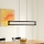 Eglo 39629 - Zatemnljiv LED lestenec na kablu GUALAJO LED/27W/230V črna