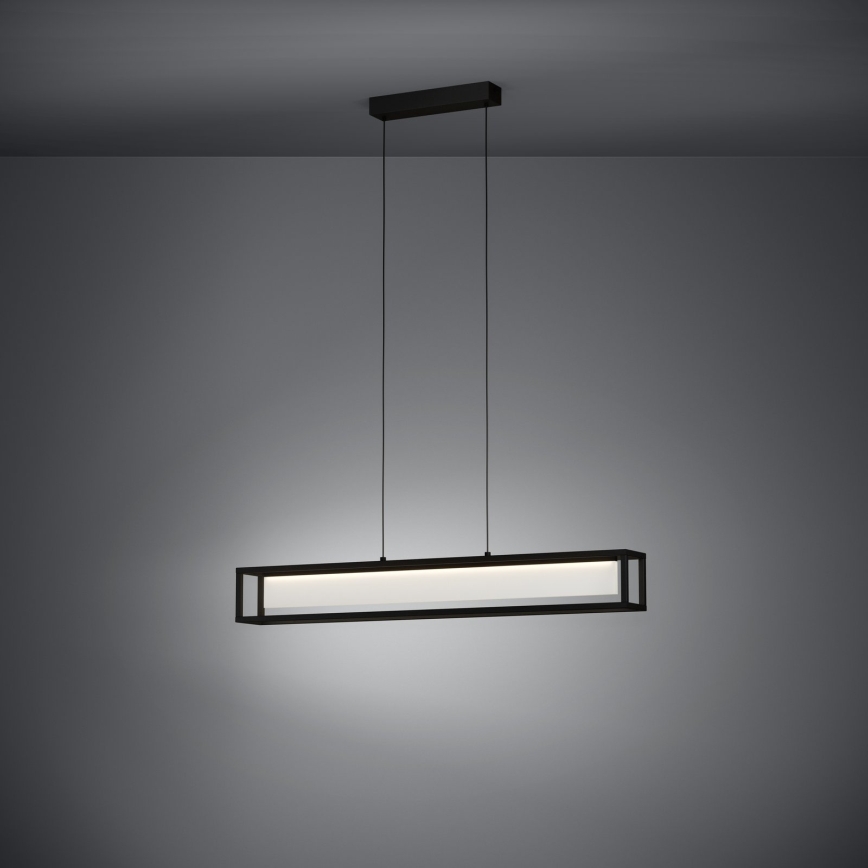 Eglo 39629 - Zatemnljiv LED lestenec na kablu GUALAJO LED/27W/230V črna