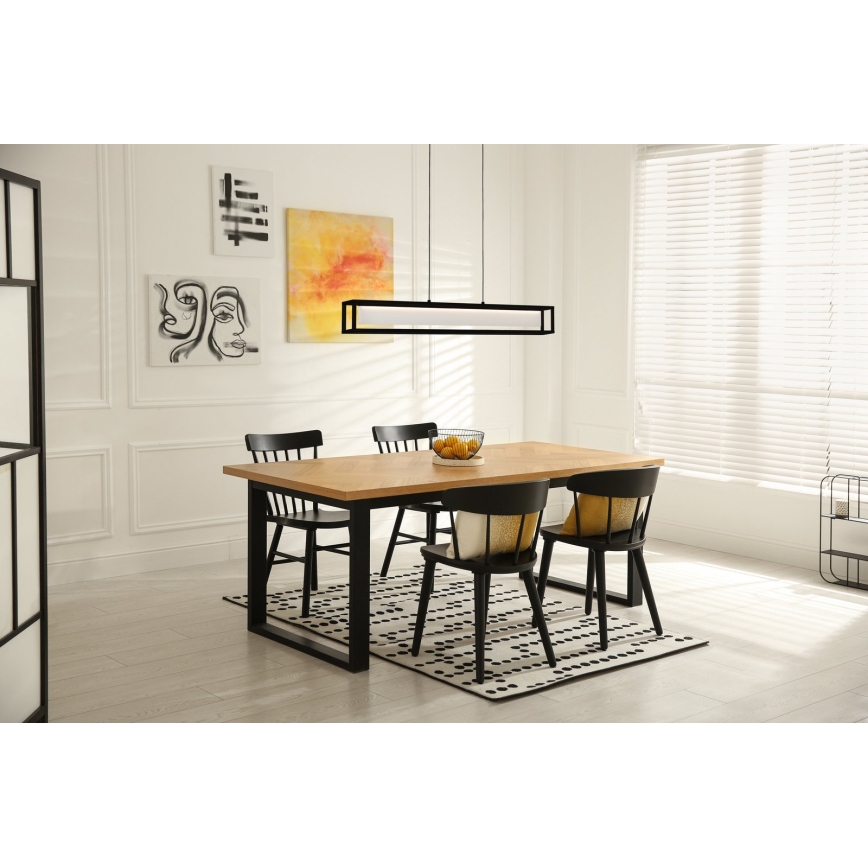 Eglo 39629 - Zatemnljiv LED lestenec na kablu GUALAJO LED/27W/230V črna