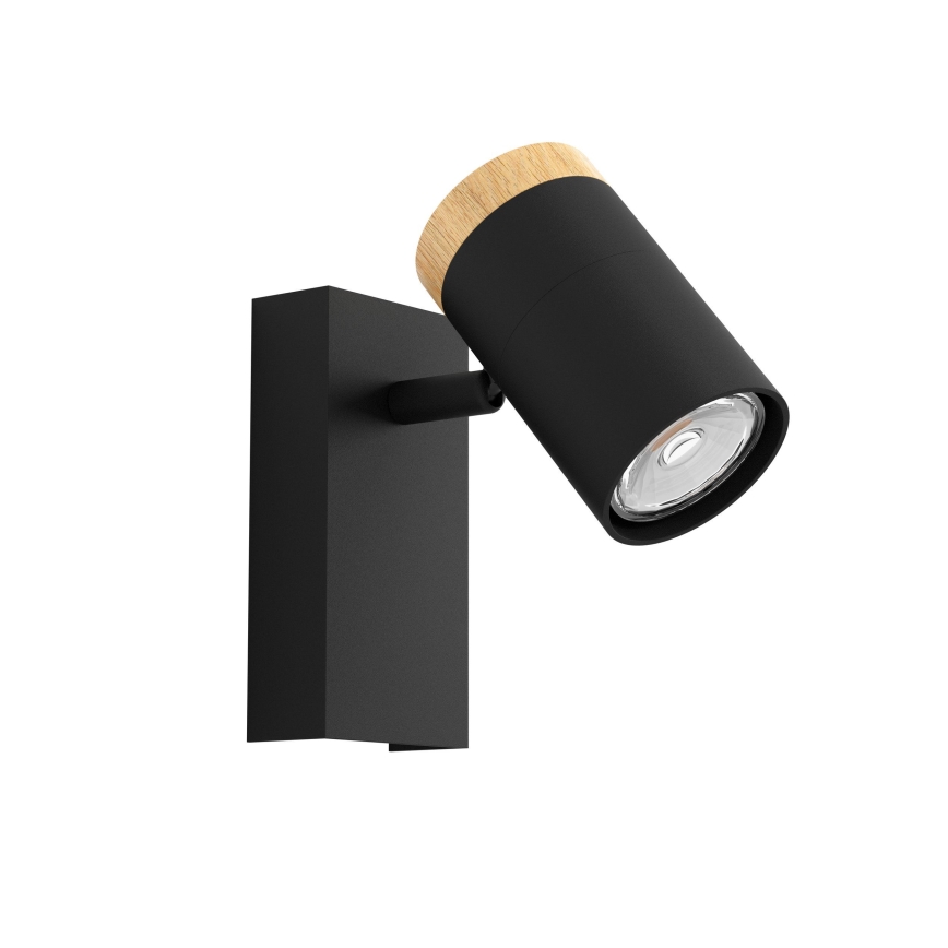Eglo - LED Stenski reflektor 1xGU10/4,5W/230V 3000K črna/rjava
