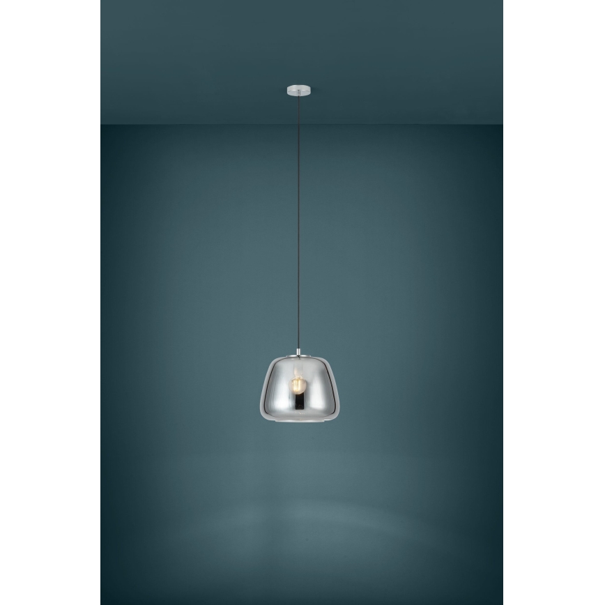 Eglo - Lestenec na vrvici 1xE27/40W/230V pr. 35 cm dimna
