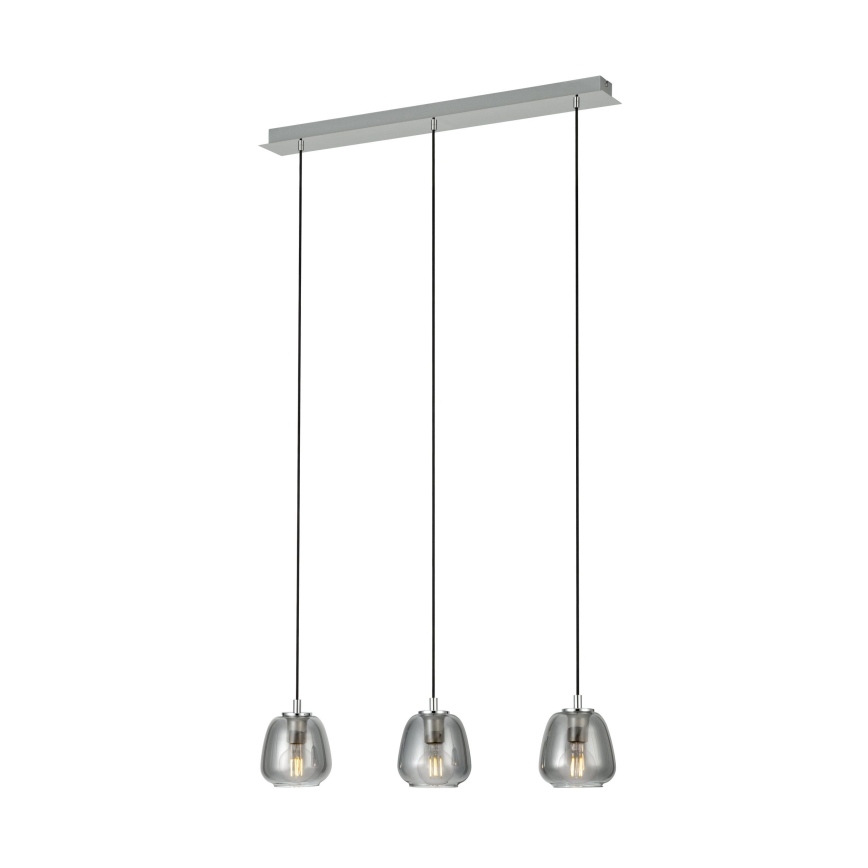 Eglo - Lestenec na vrvici 3xE27/40W/230V dimna