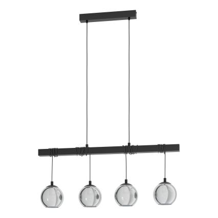 Eglo - Lestenec na vrvici 4xE27/40W/230V