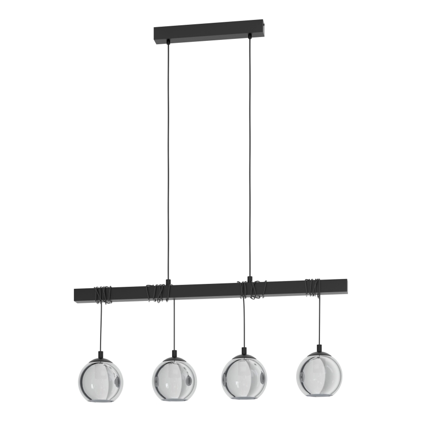 Eglo - Lestenec na vrvici 4xE27/40W/230V