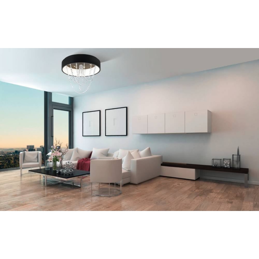 Eglo - LED Zatemnitvena stropna svetilka LED/34W/230V + 6xLED/5,4W + Daljinski upravljalnik