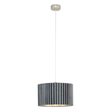 Eglo - Lestenec na vrvici 1xE27/40W/230V siv