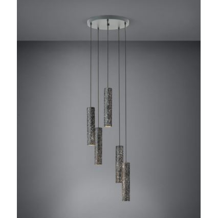 Eglo - LED Lestenec na vrvici 5xGU10/4,5W/230V