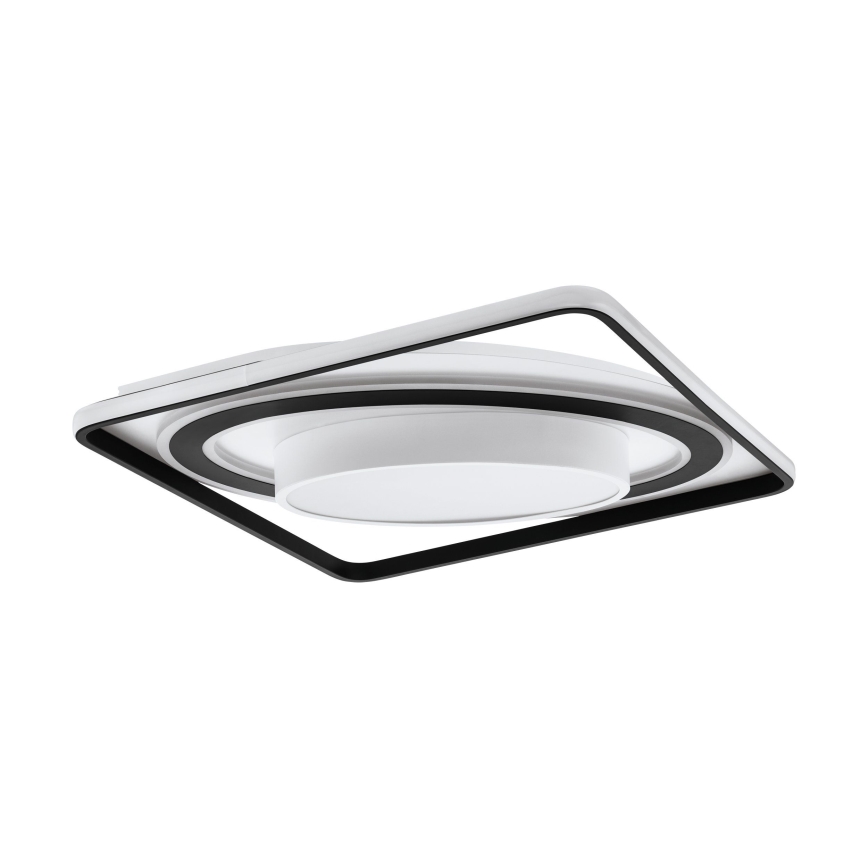Eglo - LED Zatemnitvena stropna svetilka LED/21,5W/230V + LED/10,5W + LED/3W 3000-6500K črna + Daljinski upravljalnik
